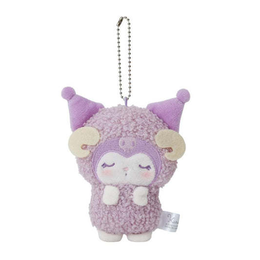 クロミ マスコット ぬいマスコットホルダー おやすみひつじ サンリオ エムプラン ボールチェーン ミニぬいぐるみ キャラクター グッズ シネマコレクション