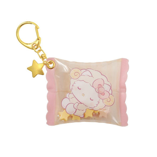 ハローキティ キーリング しゃかしゃかピローキーホルダー おやすみひつじ サンリオ エムプラン プレゼント キャラクター グッズ メール便可 シネマコレクション