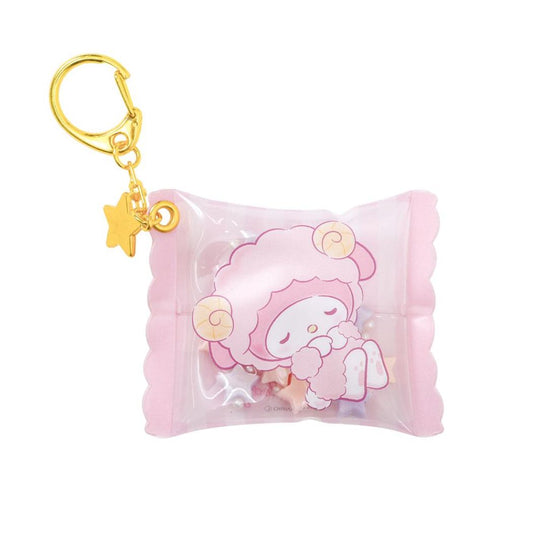 マイメロディ キーリング しゃかしゃかピローキーホルダー おやすみひつじ サンリオ エムプラン プレゼント キャラクター グッズ メール便可 シネマコレクション