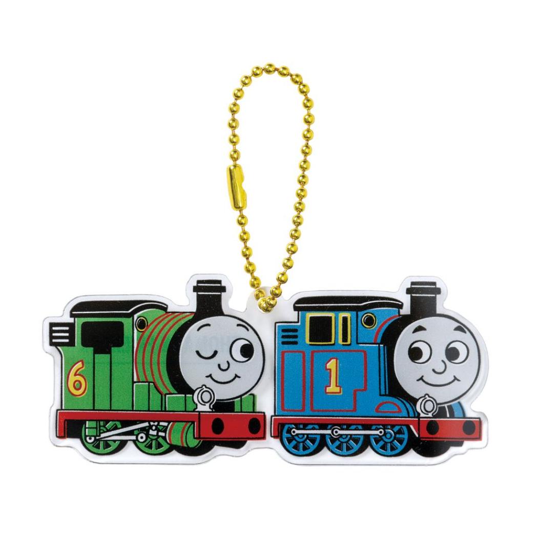 きかんしゃトーマス キーチェーン アクリルネームホルダー トーマス＆フレンズ トーマス＆パーシー エムプラン