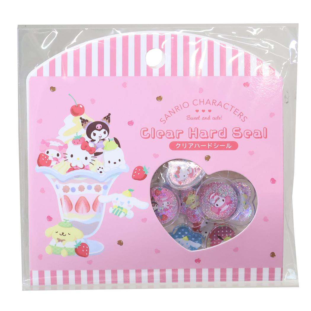サンリオキャラクターズ フレークシール クリアハードシール パフェ Sanrio エムプラン