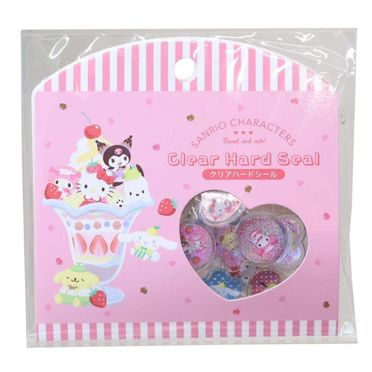 サンリオキャラクターズ フレークシール クリアハードシール パフェ Sanrio エムプラン