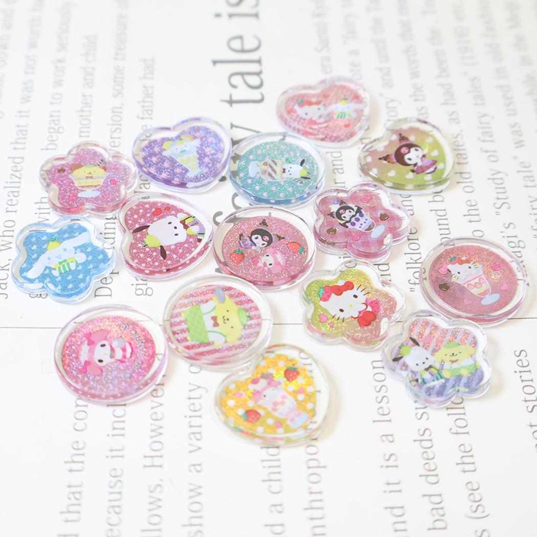 サンリオキャラクターズ フレークシール クリアハードシール パフェ Sanrio エムプラン