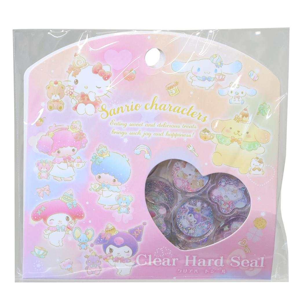 サンリオキャラクターズ フレークシール クリアハードシール キラキラおやつタイム Sanrio エムプラン