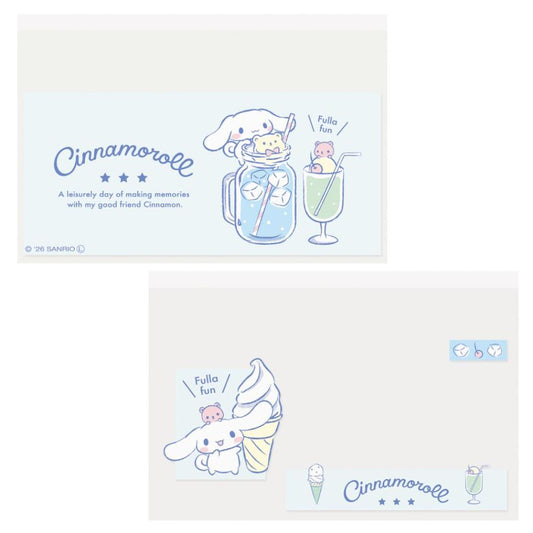 サンリオキャラクターズ カードケース マイナカード クリアケースN 顔隠し シナモロール Sanrio エムプラン