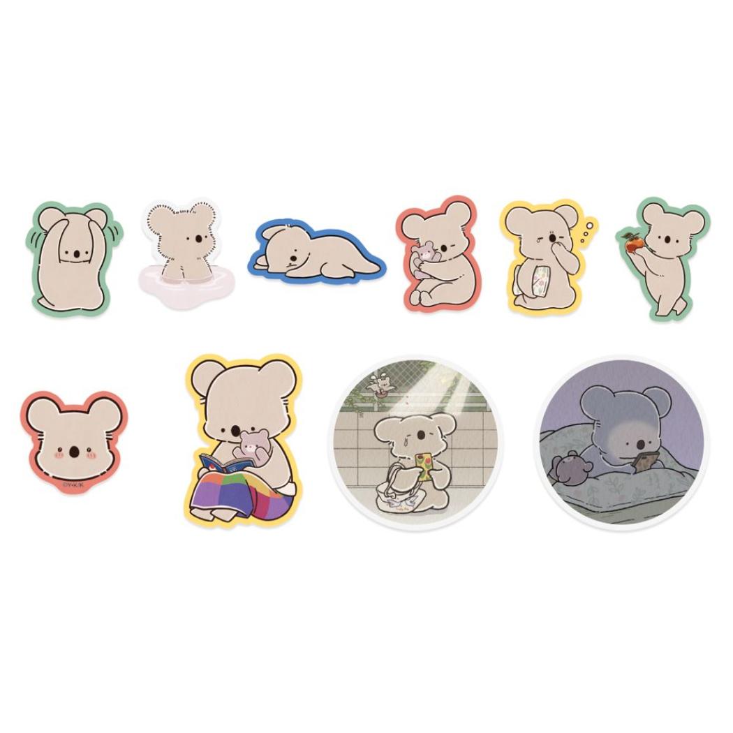 コアラ絵日記 ダイカットミニシール フレークシール A デコレーション エムプラン