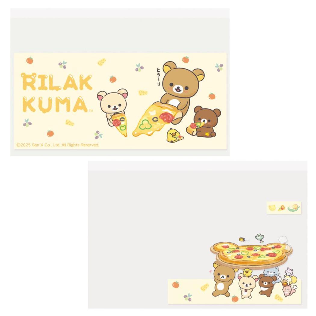 リラックマ カードケース マイナカードクリアケース A 6枚入り サンエックス エムプラン かわいい 普段使い 実用 キャラクター グッズ メール便可 シネマコレクション