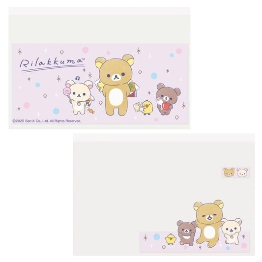 リラックマ カードケース マイナカードクリアケース B 6枚入り サンエックス エムプラン かわいい 普段使い 実用 キャラクター グッズ メール便可 シネマコレクション