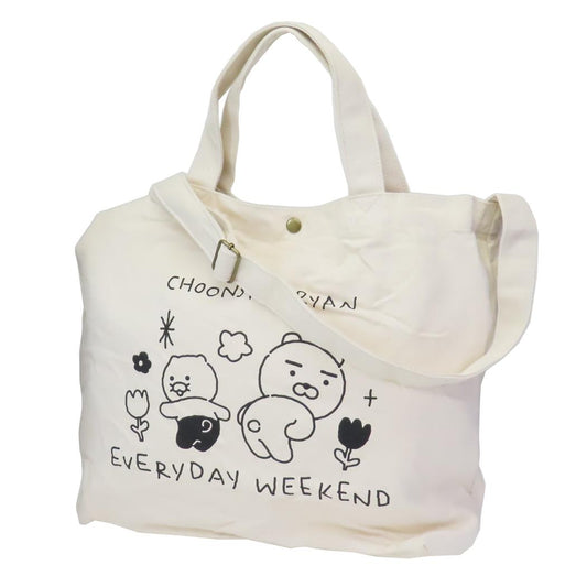 カカオフレンズ トートバッグ 帆布トートバッグ KAKAO FRIENDS 森本本店 手提げかばん キャラクター グッズ シネマコレクション