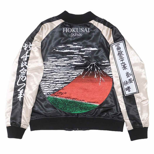 葛飾北斎 スカジャン アウター 凱風快晴 丸眞 プレゼント 名画 グッズ シネマコレクション