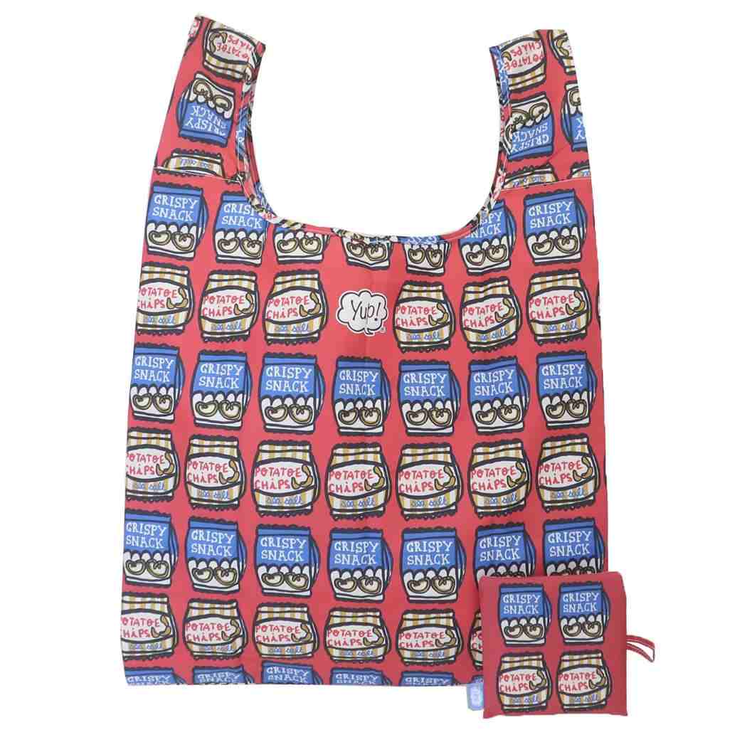 ヤップ ショッピングバッグ エコバッグ スナックエコ 丸眞 お買い物かばん おもしろ雑貨 グッズ メール便可 シネマコレクション