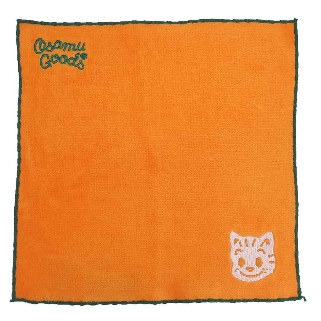 オサムグッズ ミニタオル シャーリングハンカチタオル オーガニックコットン ポイントキャット Osamu Goods 丸眞 汗拭きタオル キャラクター グッズ メール便可 シネマコレクション