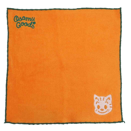 オサムグッズ ミニタオル シャーリングハンカチタオル オーガニックコットン ポイントキャット Osamu Goods 丸眞 汗拭きタオル キャラクター グッズ メール便可 シネマコレクション