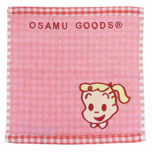 オサムグッズ ミニタオル ジャガードハンカチタオル オーガニックコットン パイルジル Osamu Goods 丸眞 汗拭きタオル キャラクター グッズ メール便可 シネマコレクション