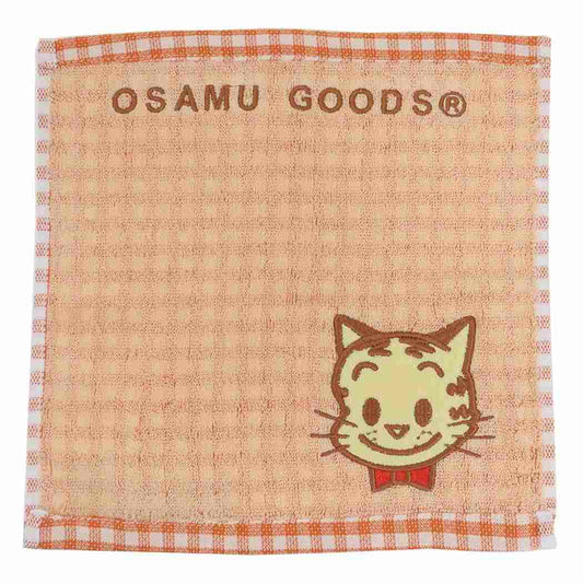 オサムグッズ ミニタオル ジャガードハンカチタオル オーガニックコットン パイルキャット Osamu Goods 丸眞 汗拭きタオル キャラクター グッズ メール便可 シネマコレクション