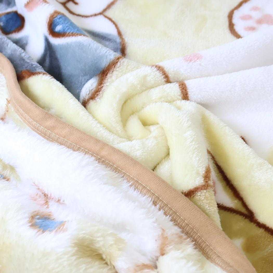 モフサンド ひざ掛け毛布 ブランケット まったりにゃん mofusand