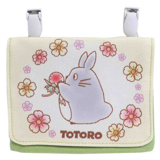 となりのトトロクリップポケットショルダー付きポケットポーチお花といちごスタジオジブリ丸眞プレゼント女の子男の子キャラクターグッズメール便可シネマコレクション