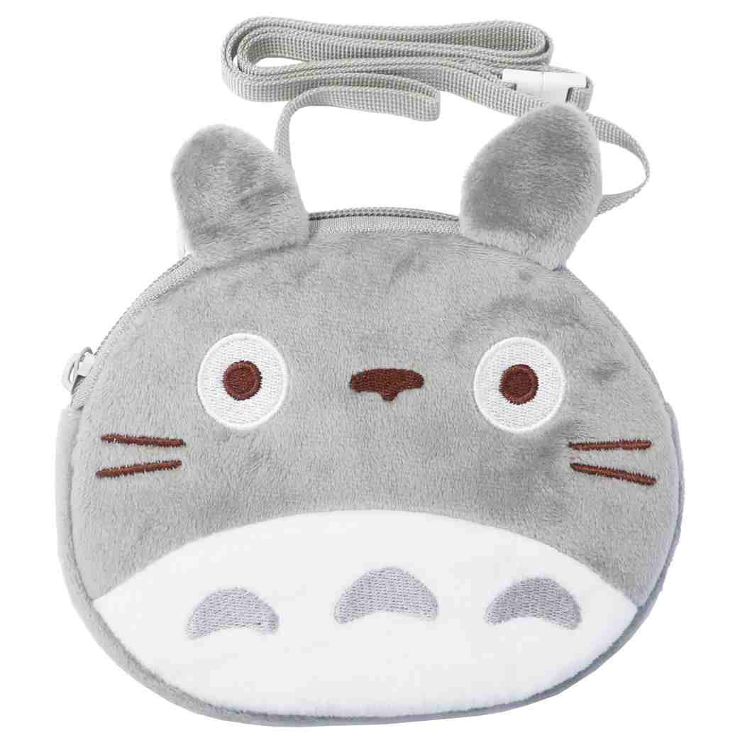 となりのトトロクリップポケットショルダー付きフェイスポケットポーチ大トトロスタジオジブリ丸眞プレゼントキャラクターグッズシネマコレクション