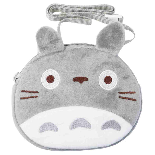 となりのトトロクリップポケットショルダー付きフェイスポケットポーチ大トトロスタジオジブリ丸眞プレゼントキャラクターグッズシネマコレクション