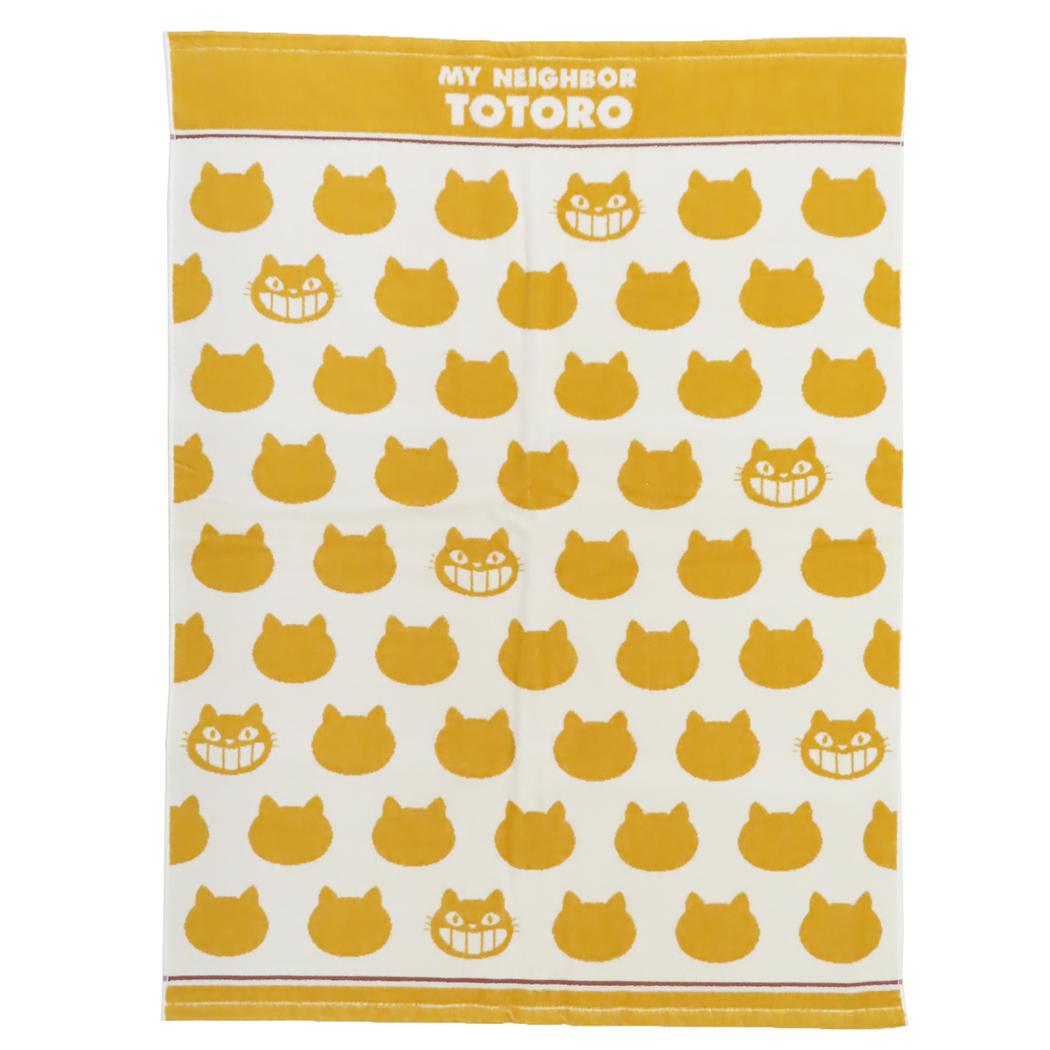 となりのトトロ キッズタオルケット お昼寝ケット ネコバスシルエット スタジオジブリ 丸眞 子供用夏用寝具 キッズタオル キャラクター グッズ シネマコレクション