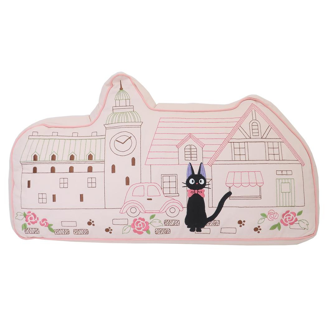 魔女の宅急便 クッション ダイカットクッション たそがれて スタジオジブリ 丸眞 インテリア キャラクター グッズ シネマコレクション