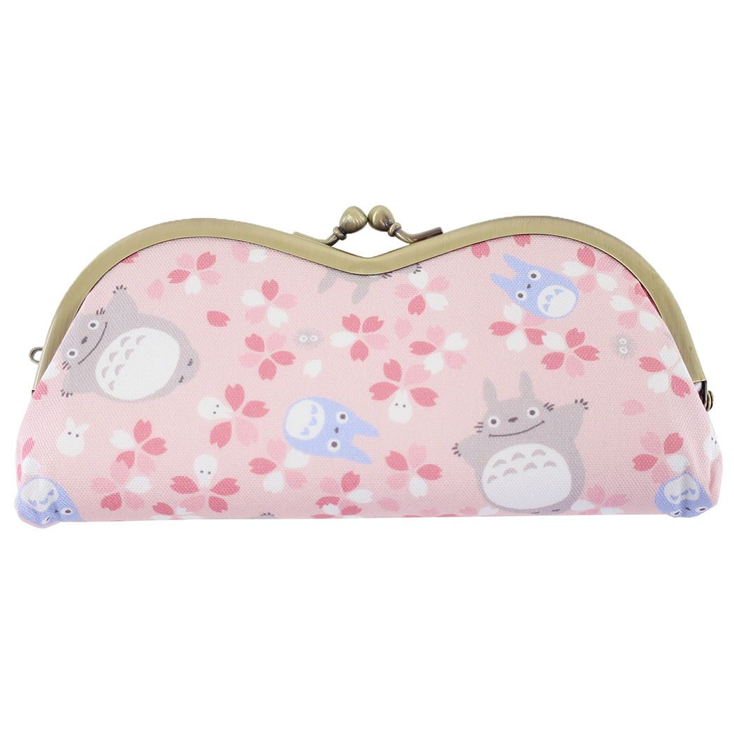 となりのトトロメガネケース口金眼鏡ケースお花見トトロスタジオジブリ丸眞かわいいキャラクターグッズメール便可シネマコレクション