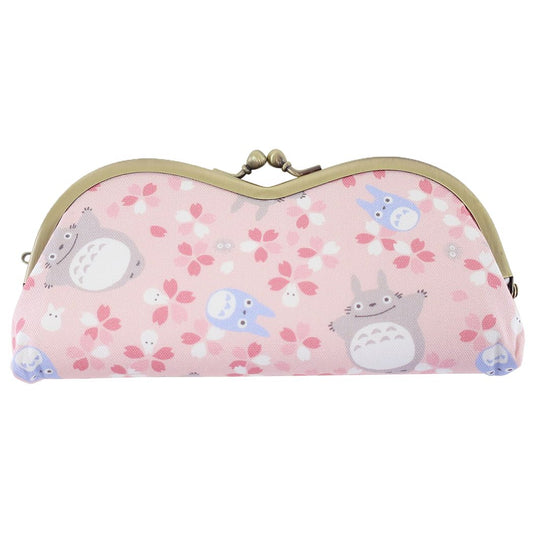 となりのトトロメガネケース口金眼鏡ケースお花見トトロスタジオジブリ丸眞かわいいキャラクターグッズメール便可シネマコレクション
