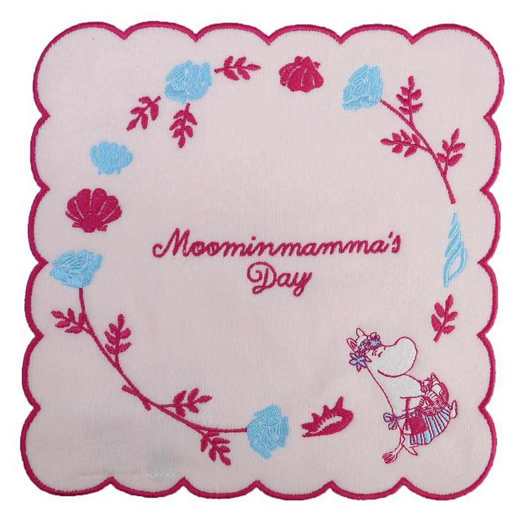ムーミン ミニタオル シャーリングハンカチタオル オーガニックコットン ママの日 北欧 丸眞 汗拭きタオル キャラクター グッズ メール便可 シネマコレクション