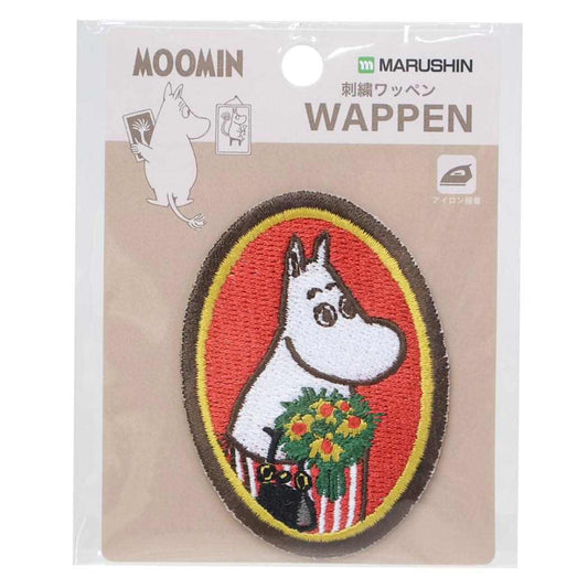 ムーミン ワッペン 刺繍ワッペン ムーミンママ 北欧 丸眞 手芸用品 キャラクター グッズ メール便可 シネマコレクション