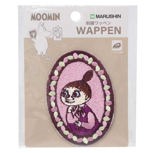 ムーミン ワッペン 刺繍ワッペン ミムラねえさん 北欧 丸眞 手芸用品 キャラクター グッズ メール便可 シネマコレクション