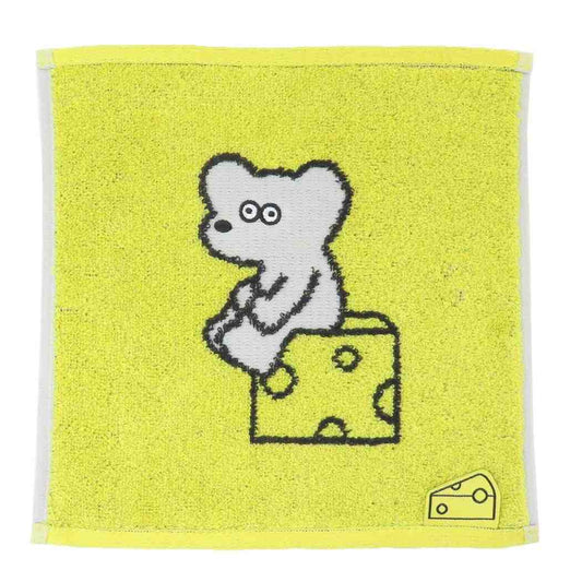 ねずみのANDY ミニタオル ジャガードハンカチタオル おすわりアンディ アンディ 丸眞 汗拭きタオル キャラクター グッズ メール便可 シネマコレクション