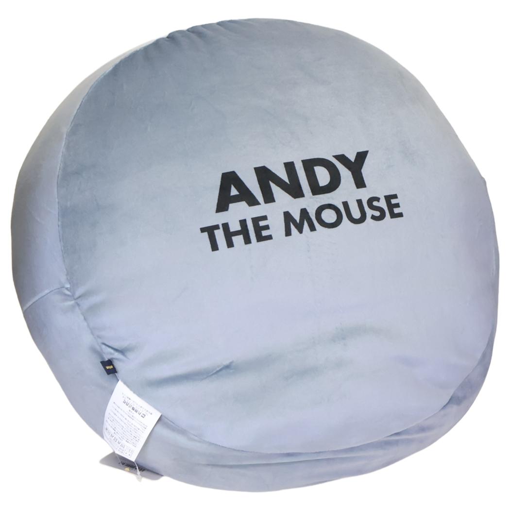 ねずみのANDY クッション ダイカットクッション もちもちチーズ アンディ