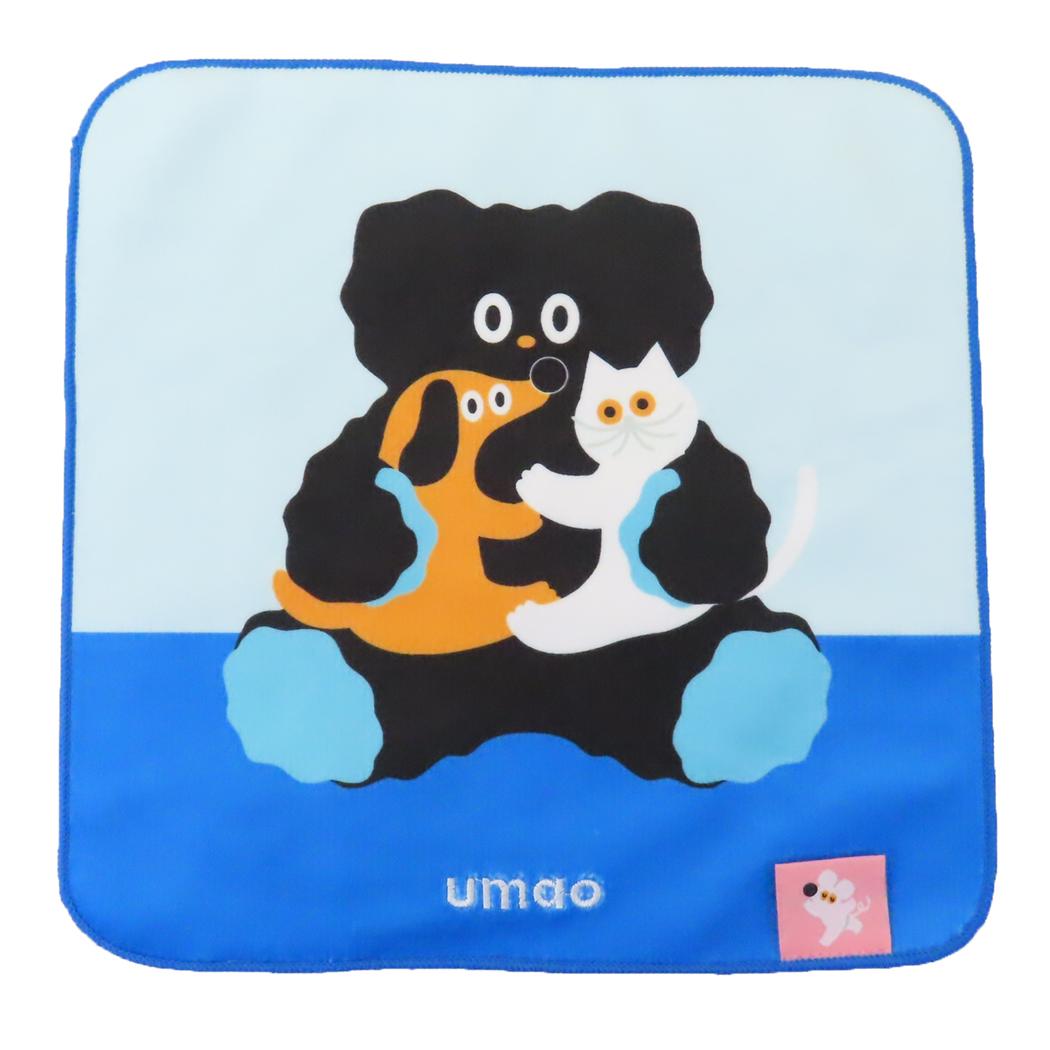 umao ハンドタオル ミニタオル ジャガード ゆったりともだち 丸眞 ハンカチ プレゼント かわいい キャラクター グッズ メール便可 シネマコレクション