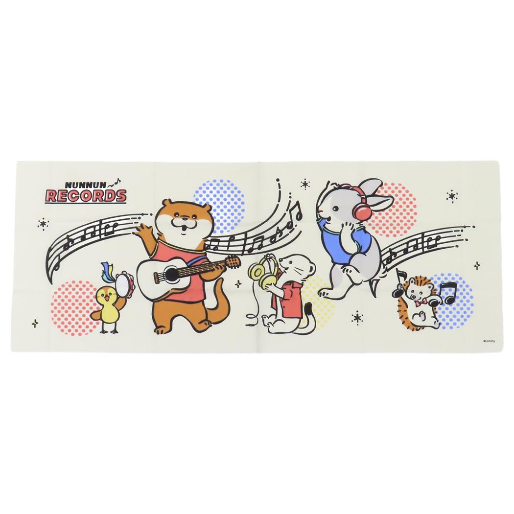 可愛い嘘のカワウソ てぬぐい 手ぬぐい ぬんぬんレコード 丸眞 日本製 キャラクター グッズ メール便可 シネマコレクション