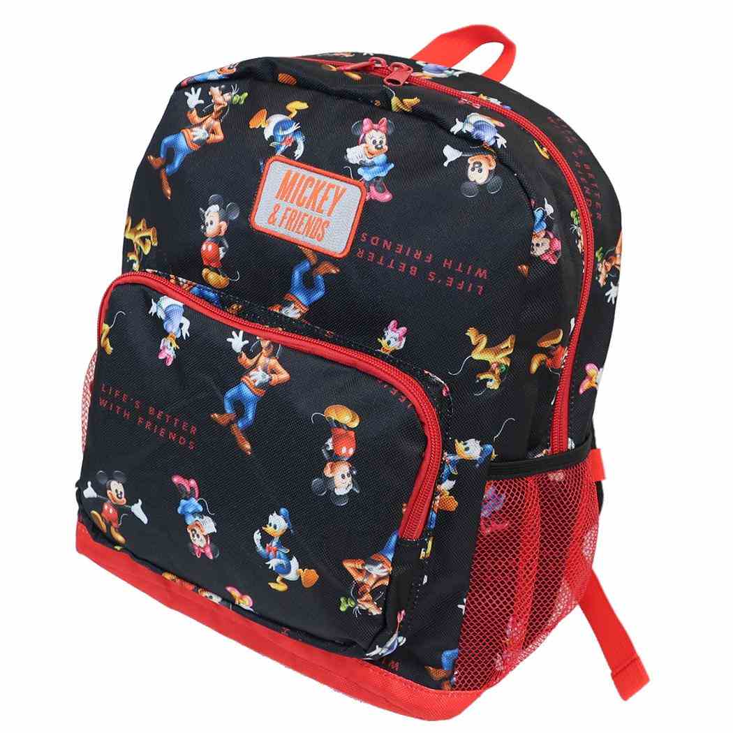 ミッキー＆フレンズ キッズリュック リュックサック スマイルレッド ディズニー 丸眞 キッズデイパック 子ども キャラクター グッズ シネマコレクション