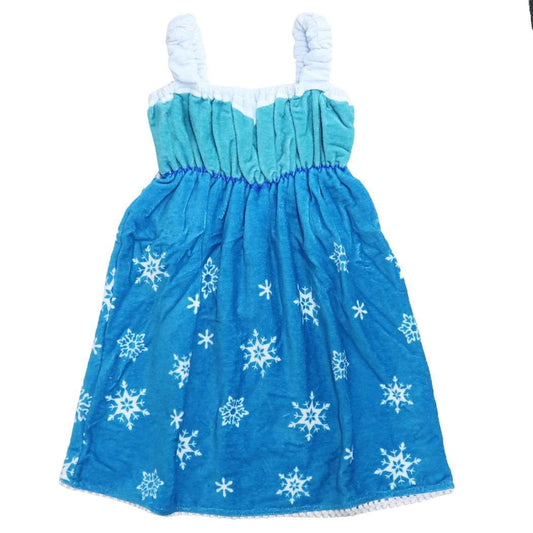 アナと雪の女王ラップタオルキッズバスドレスタオルプチドレスエルサディズニープリンセス丸眞海プールサマーレジャー用品キャラクターグッズシネマコレクション