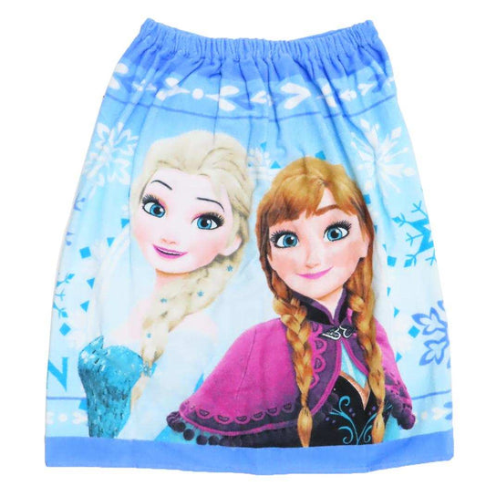 アナと雪の女王 ラップタオル 60丈マキタオル 60cm丈巻き巻きタオル シャイニングシスターズ ディズニー 丸眞 サマーレジャー用品 海プール着替えタオル キャラクター グッズ シネマコレクション