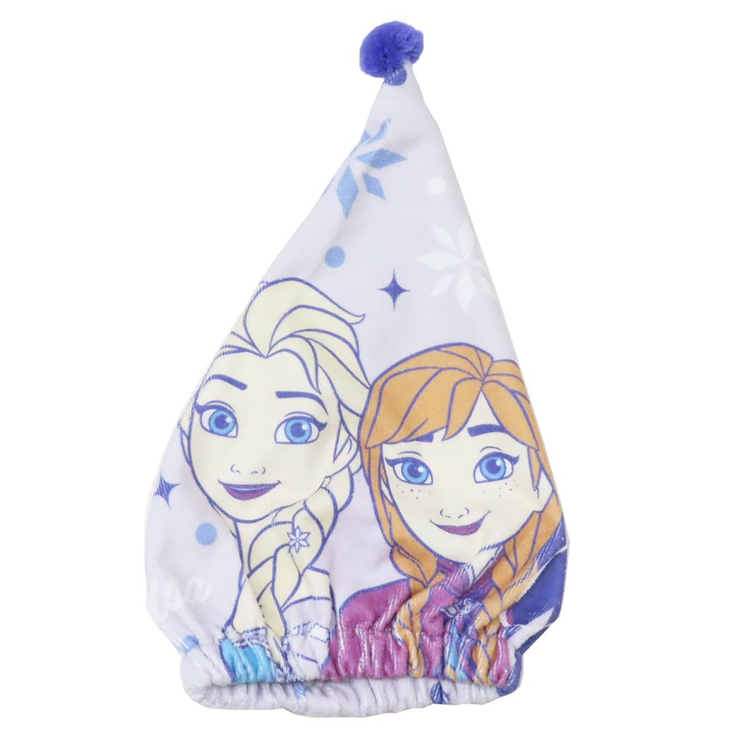 アナと雪の女王 キャップタオル マイクロキャップタオル ウィンターアイス ディズニー 丸眞 ヘアドライタオル帽子 マイクロファイバー お風呂上り 海プール用品 キャラクター グッズ メール便可 シネマコレクション