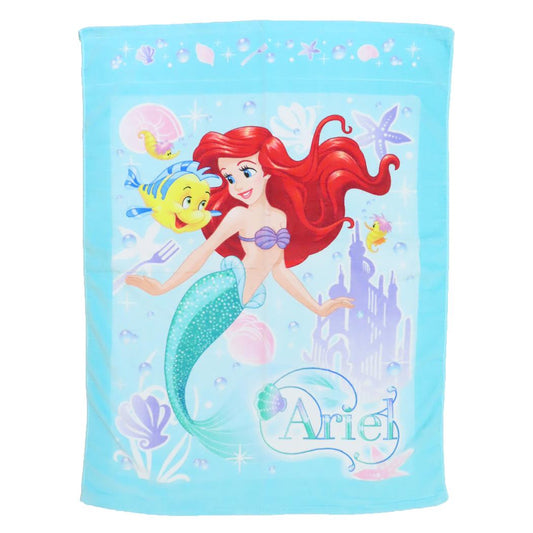 リトルマーメイド キッズタオルケット お昼寝ケット スパークリングシー ディズニープリンセス 丸眞 子供用夏用寝具 キッズタオル キャラクター グッズ シネマコレクション