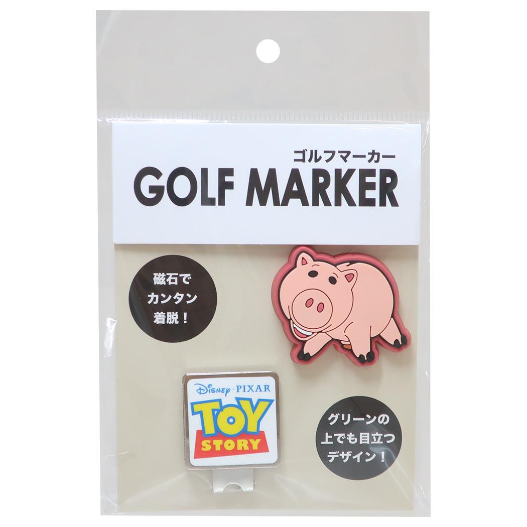トイストーリー ゴルフ用品 ゴルフマーカー ハム ディズニー 丸眞 ゴルフ雑貨 キャラクター グッズ メール便可 シネマコレクション