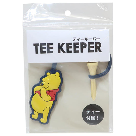 くまのプーさん ゴルフ用品 ティーキーパー スタンダードネイビー ディズニー 丸眞 ゴルフ雑貨 キャラクター グッズ メール便可 シネマコレクション