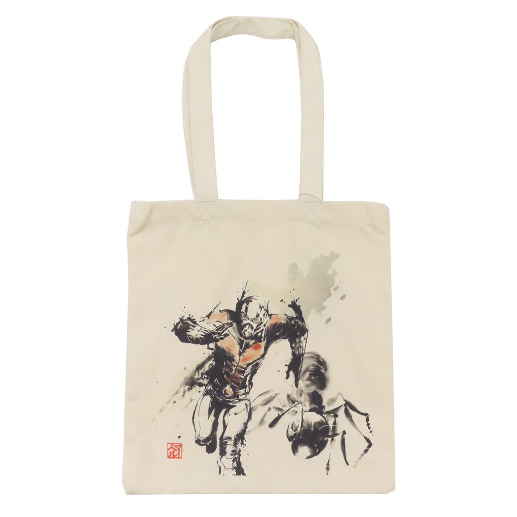 アントマン トートバッグ キャンバストート スプラッシュアント MARVEL 丸眞 手提げかばん A4サイズ対応 キャラクター グッズ メール便可