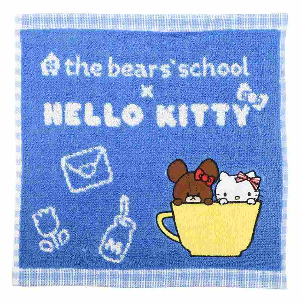 サンリオ タオル くまのがっこう × ハローキティ キュートカップ ミニタオル Sanrio