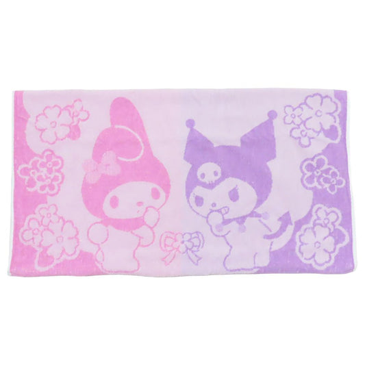 マイメロディ クロミ 大人用枕カバー タオル枕カバー ふりむきフラワー サンリオ 丸眞 抗菌 寝具 キャラクター グッズ シネマコレクション