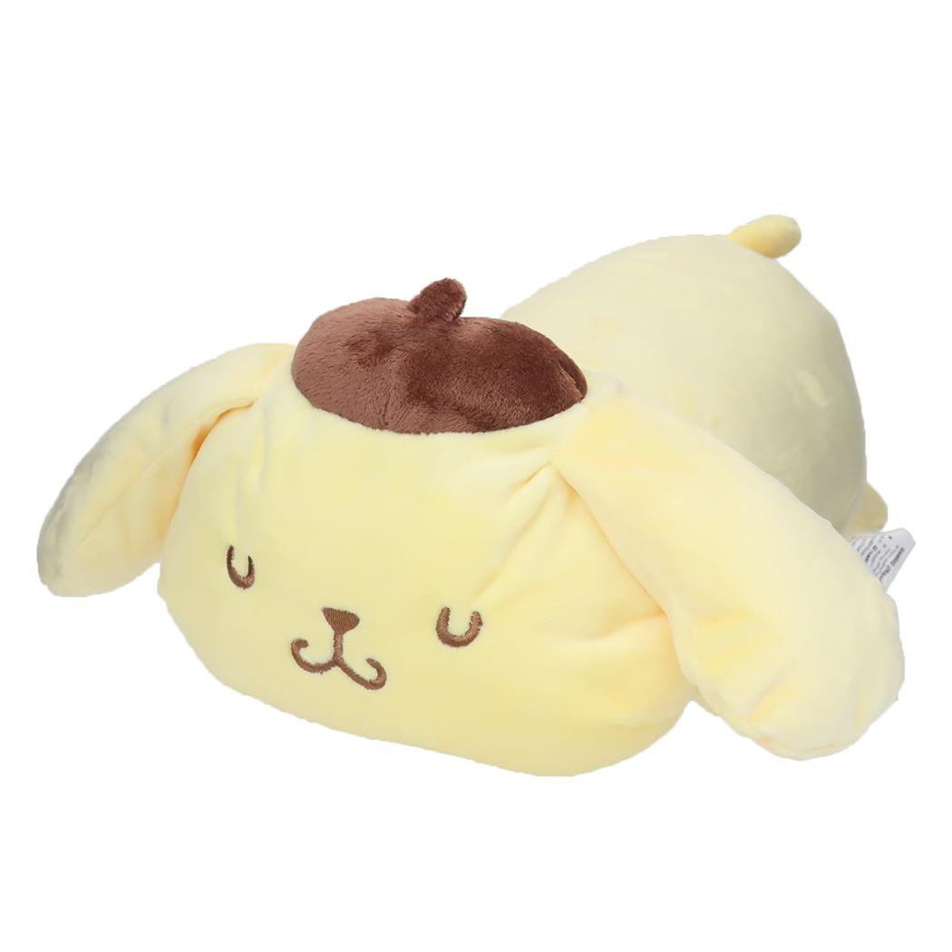 ポムポムプリン クッション ダイカットクッション スリーププリン サンリオ 丸眞 インテリア キャラクター グッズ シネマコレクション