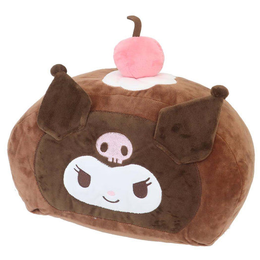 クロミ クッション ダイカットクッション クロミロールケーキ サンリオ 丸眞 インテリア キャラクター グッズ シネマコレクション