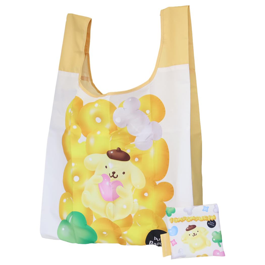 ポムポムプリン エコバッグ ショッピングバッグ ぷっくりバルーン サンリオ