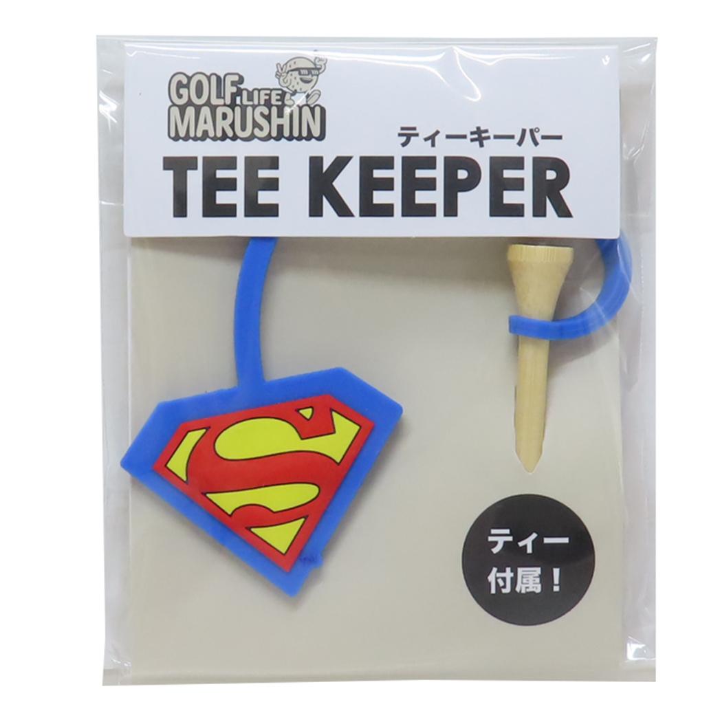 スーパーマン ゴルフ用品 ティーキーパー ブルー DCコミック 丸眞 ゴルフ雑貨 キャラクター グッズ メール便可 シネマコレクション