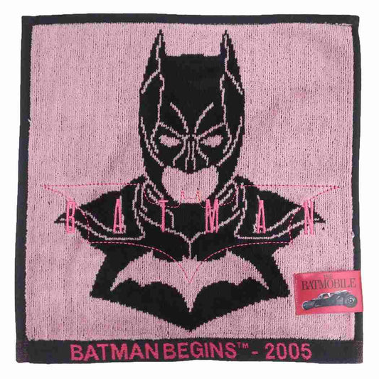バットマン ミニタオル シャーリングハンカチタオル マスクロゴ2005 DCコミック 丸眞 汗拭きタオル キャラクター グッズ メール便可 シネマコレクション