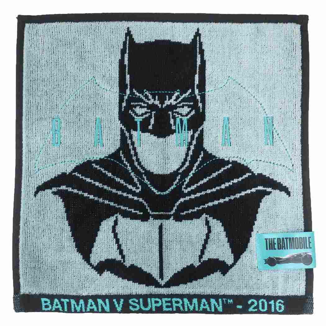 バットマン ミニタオル シャーリングハンカチタオル マスクロゴ2016 DCコミック 丸眞 汗拭きタオル キャラクター グッズ メール便可 シネマコレクション